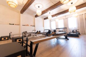Image of small Pilates studio